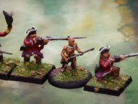 toy soldiers 2012 (10 of 16)  Front rank on the left, then redoubt, then conquest then redoubt again.  I think you can see how big redoubt are in comparison to Conquest